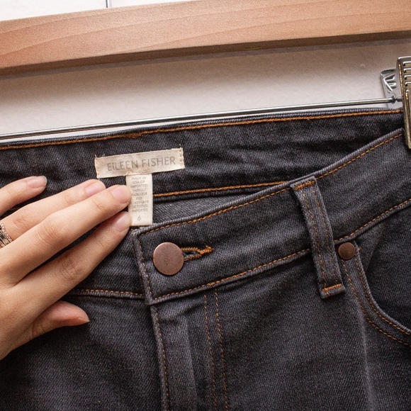 Eileen Fisher | Organic Cotton Boyfriend Jeans - Picture 4 of 8